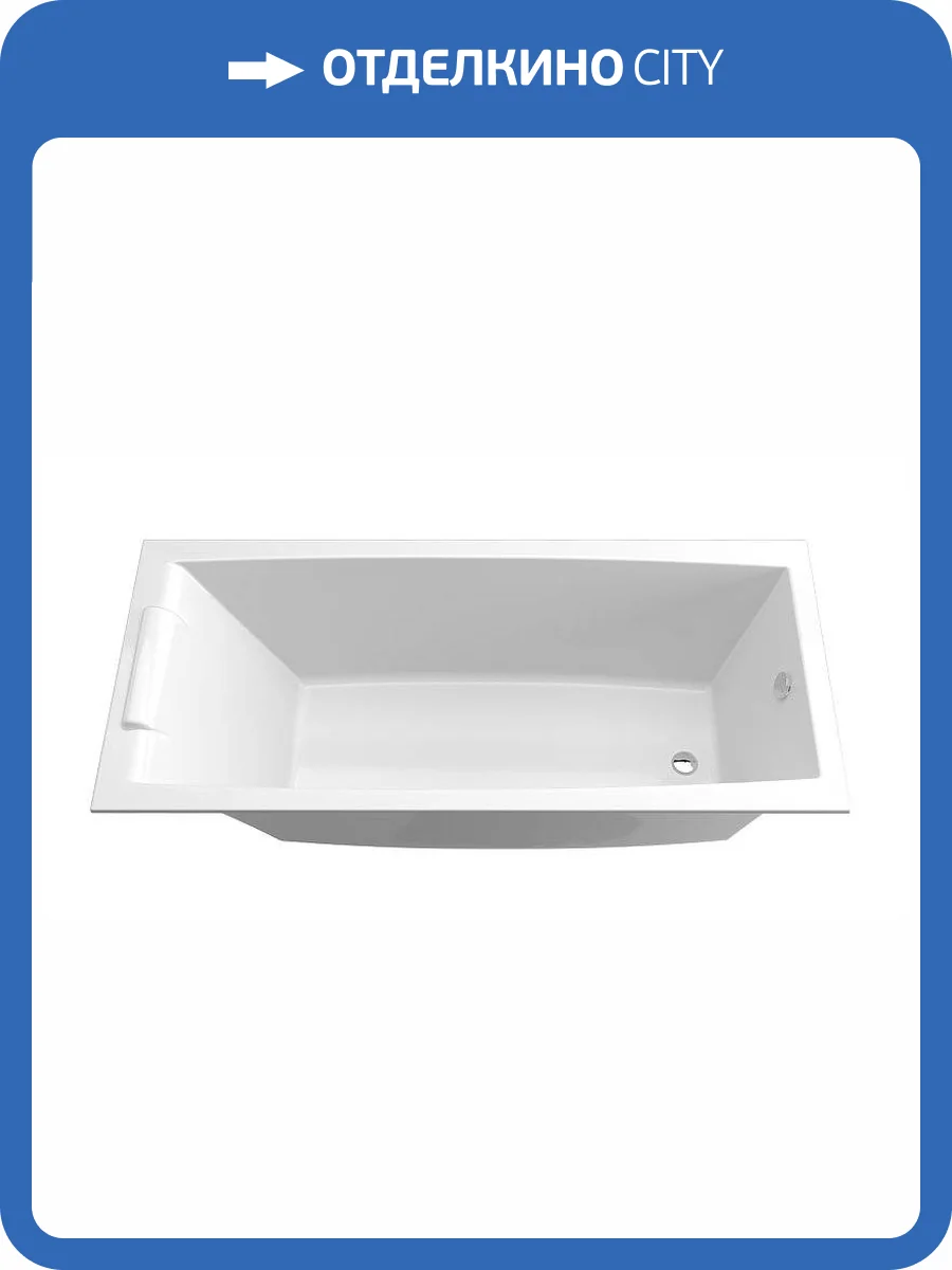 Акриловая ванна для комплекта Marka One Aelita 01ае1675слим 165x75 Slim фото 3