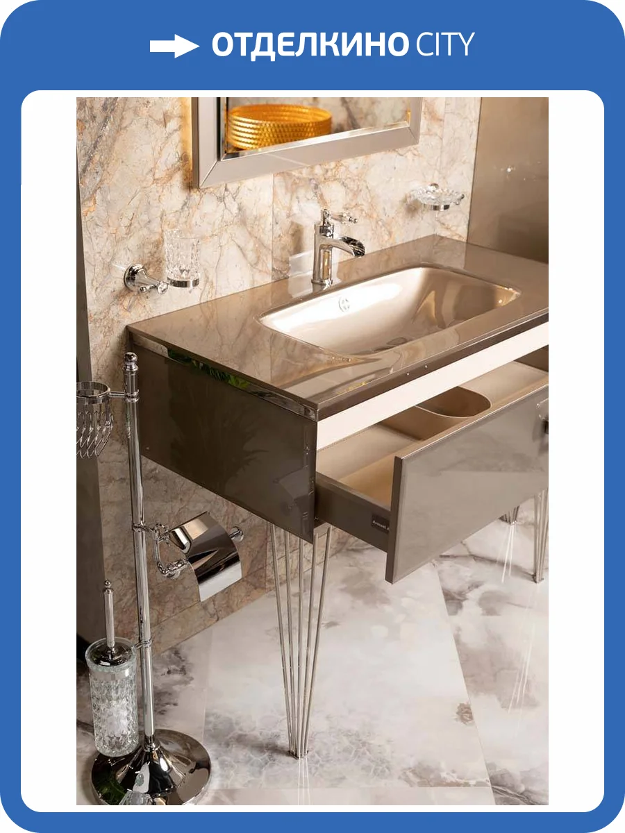 Ножки Armadi Art Lucido 775-056-CR высокие хром пара фото 3