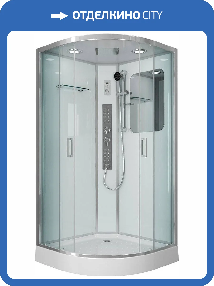 Душевая кабина Niagara Premium NG-6002-01G 100х100х210, с низким поддоном фото 20