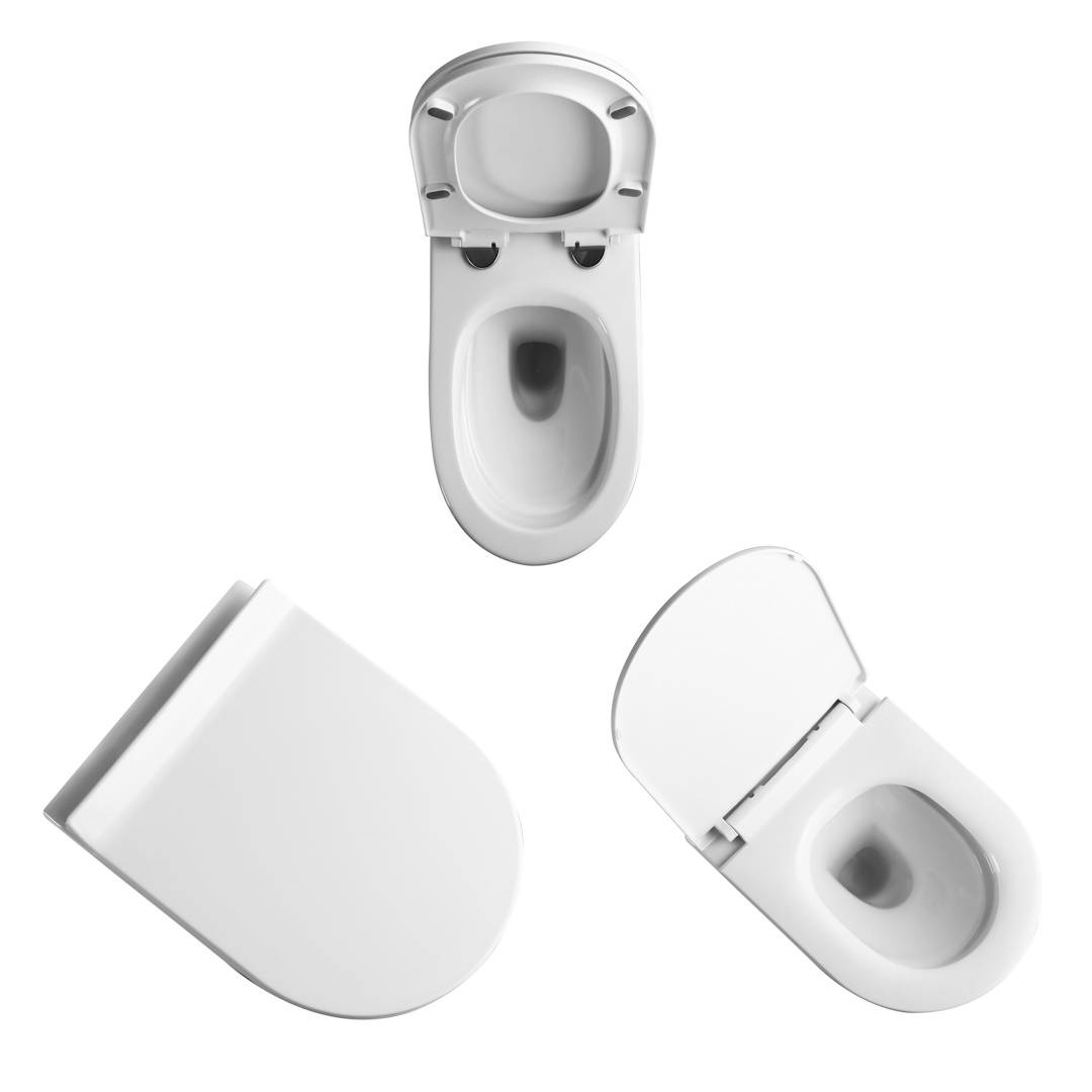 Унитаз подвесной Watersense Rita Pro W00123 безободковый, сиденье микролифт фото 4