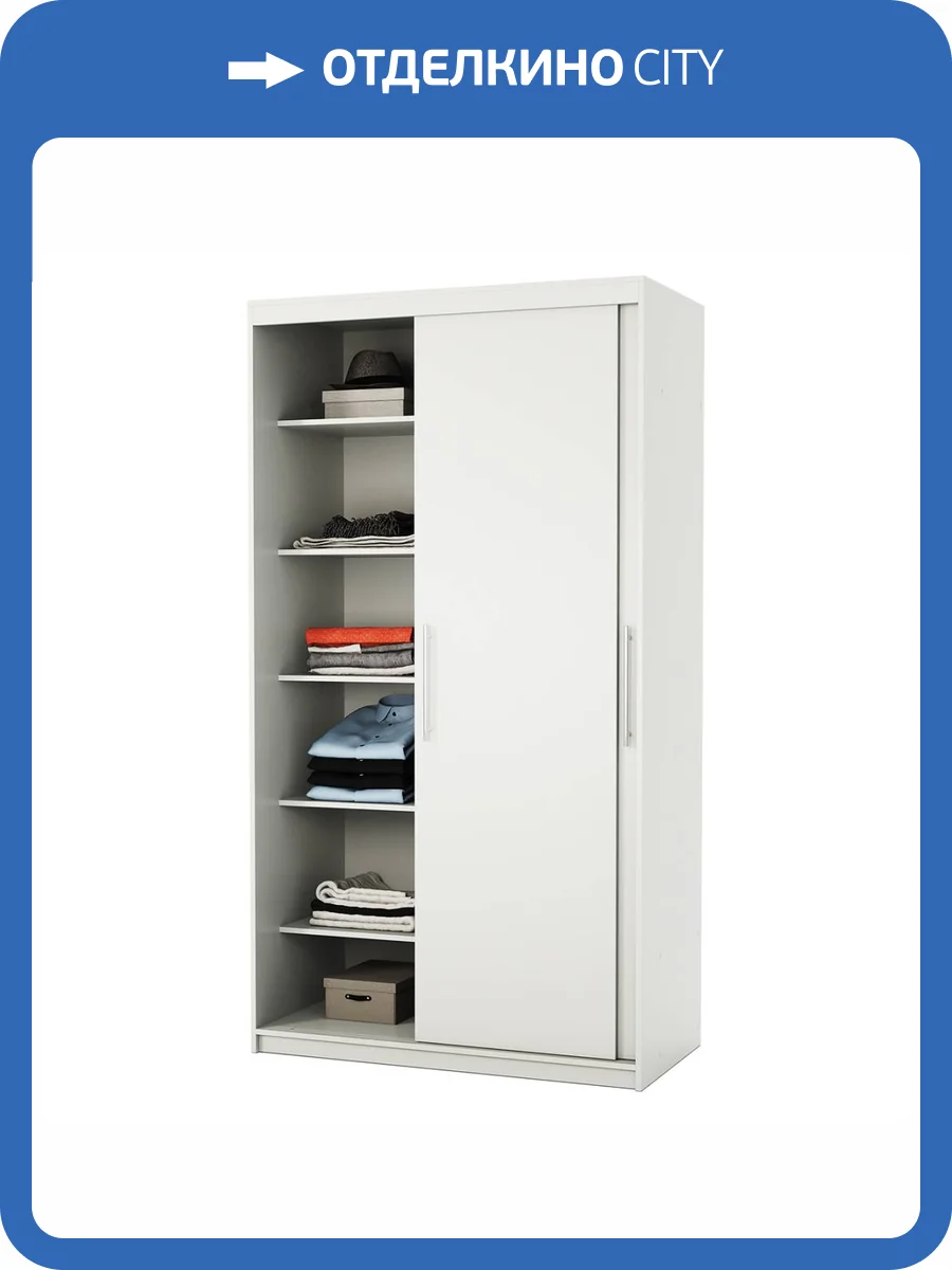 Шкаф-купе Шарм-Дизайн Эконом 1901022817, белый фото 5