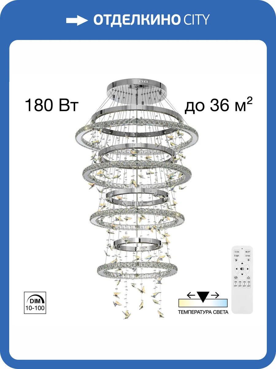 Люстра подвесная Citilux Etera CL322090 фото 19
