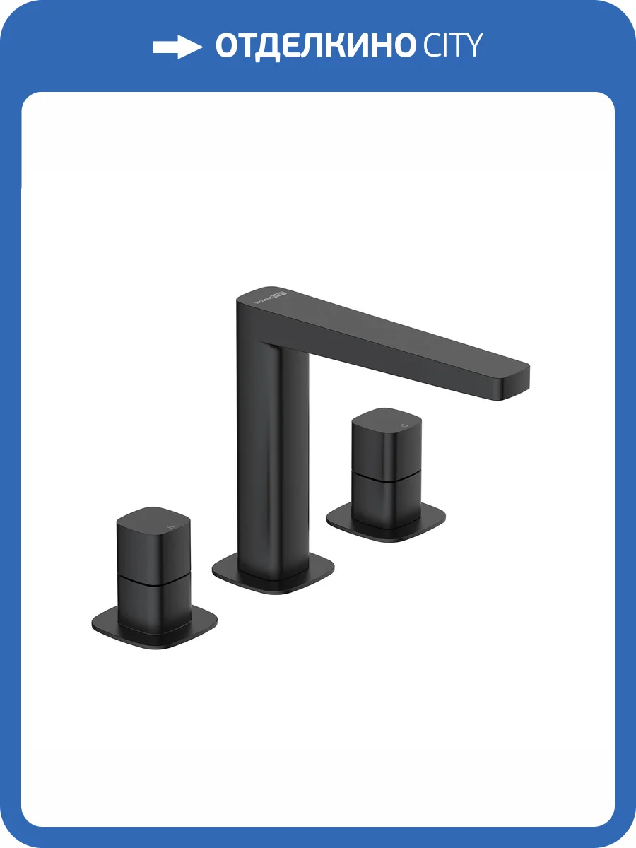 Смеситель для раковины Wasserkraft Nuthe 9135 встраиваемый, черный фото 4