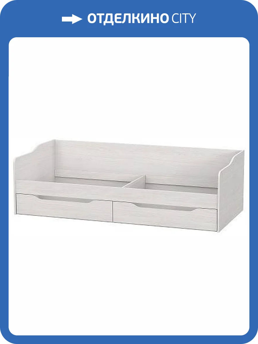 Детская кровать Арника КР 1 Н130489 90x200, с основанием, ясень анкор светлый фото 4