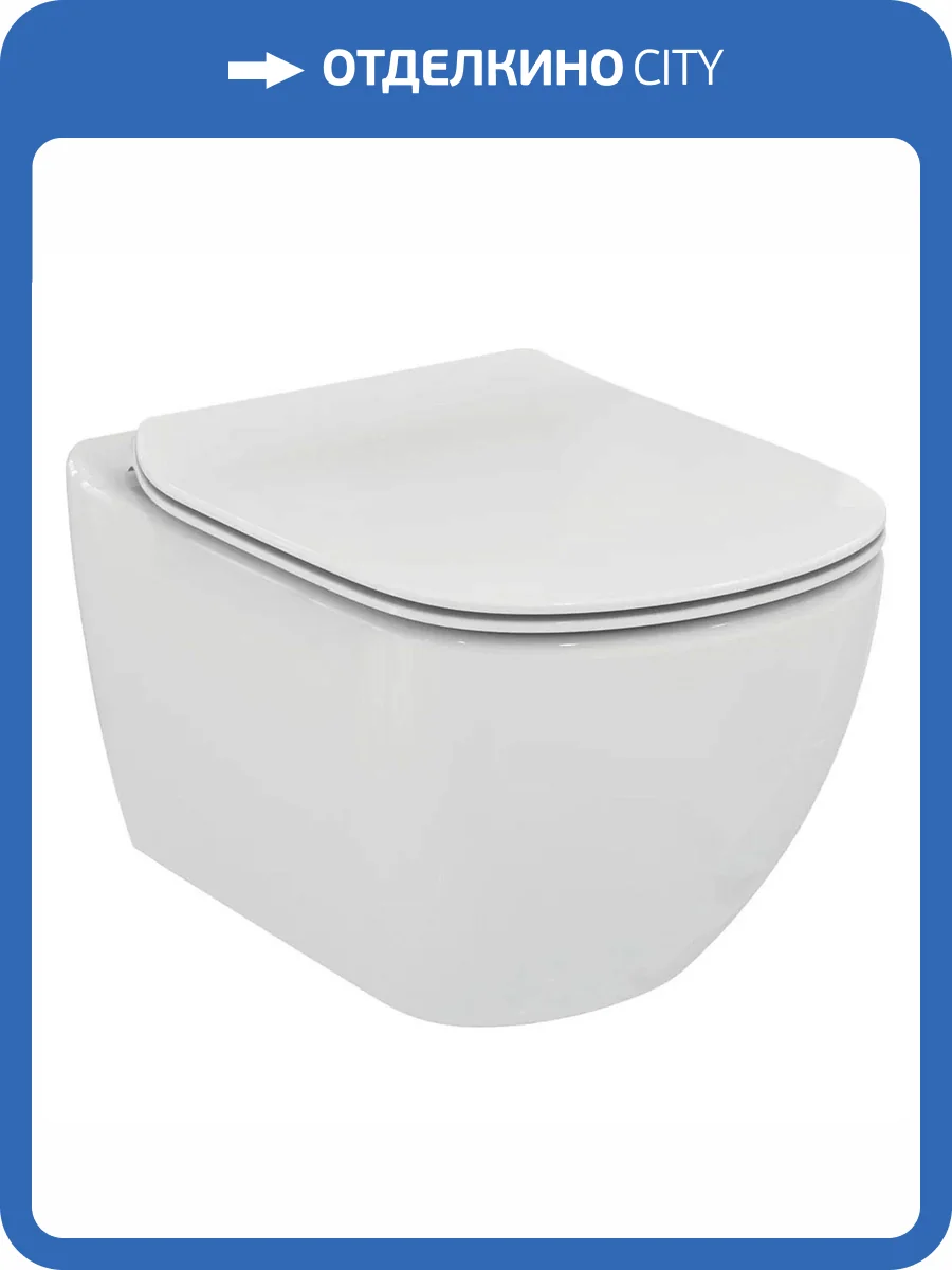 Унитаз подвесной Ideal Standard Idealmood T466501 с крышкой-сиденьем микролифт фото 7