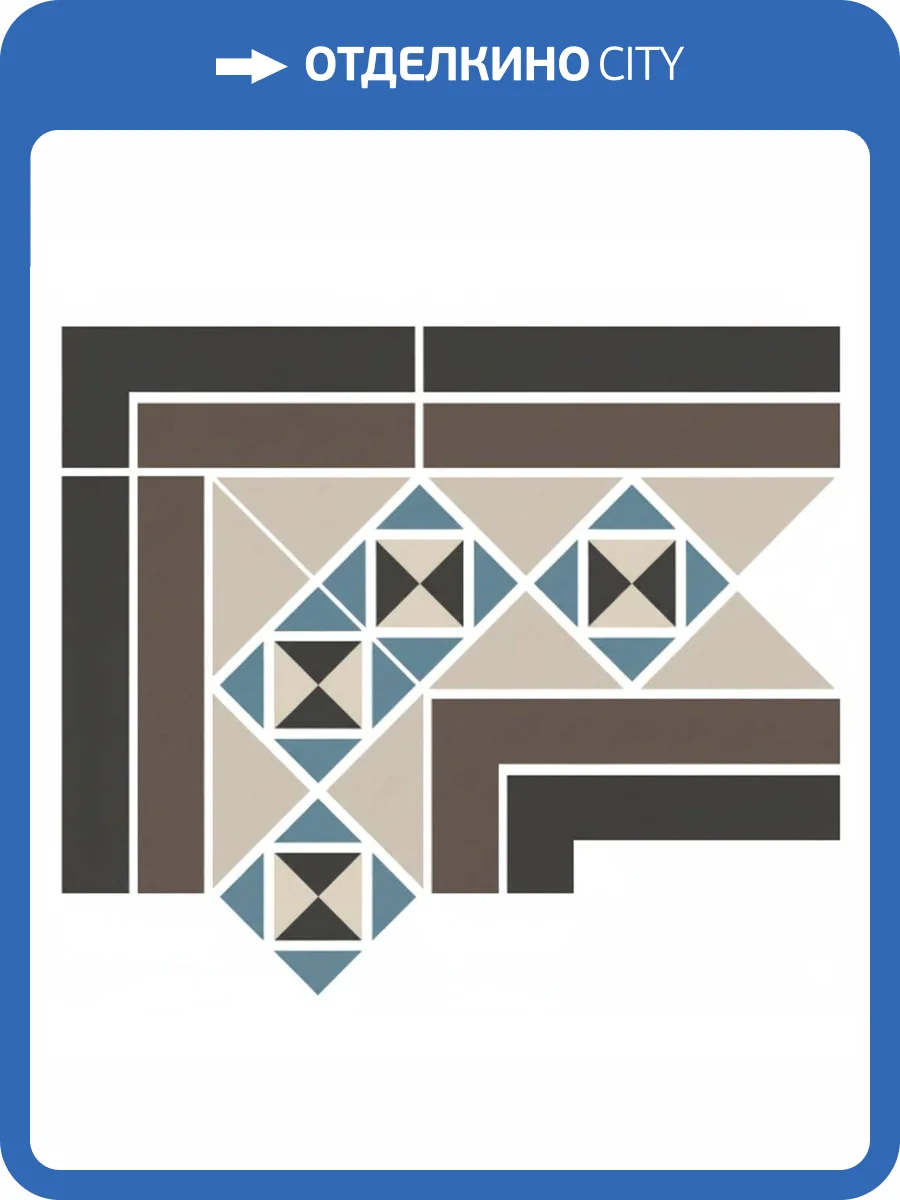 Вставка Top Cer Victorian designs series Parcorn Paris Corner 19x26 фото 2