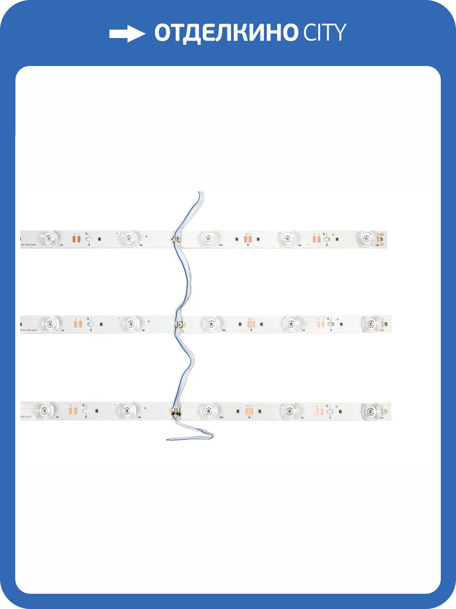 Светодиодная лента SWG 14,4W/m 12LED/m 2835SMD холодный белый 0,96M 007273 фото 2