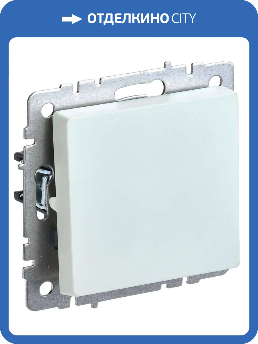 Выключатель 1-клавишный IEK Brite BR-V10-0-10-K36 жемчуг фото 2