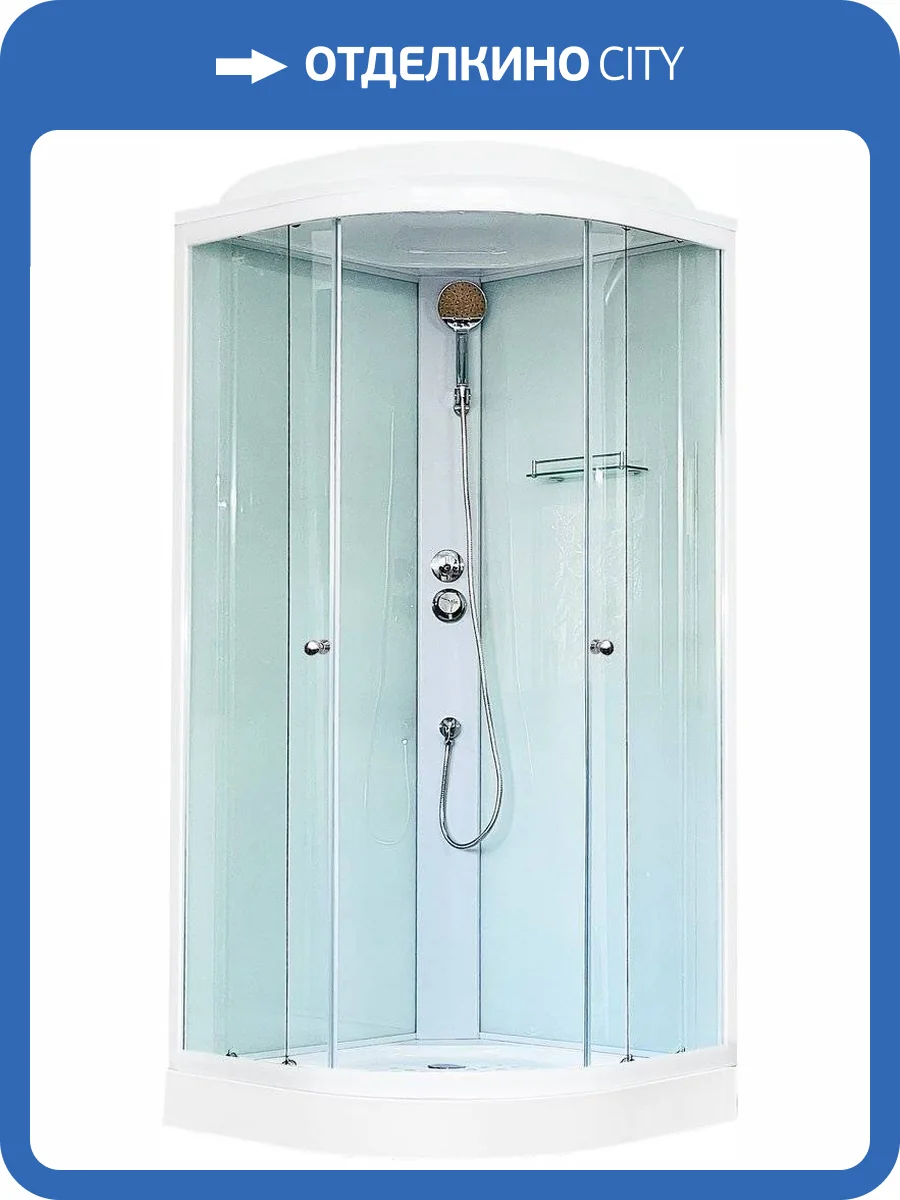 Душевая кабина Royal Bath HK RB90HK5-WT с низким поддоном фото 5