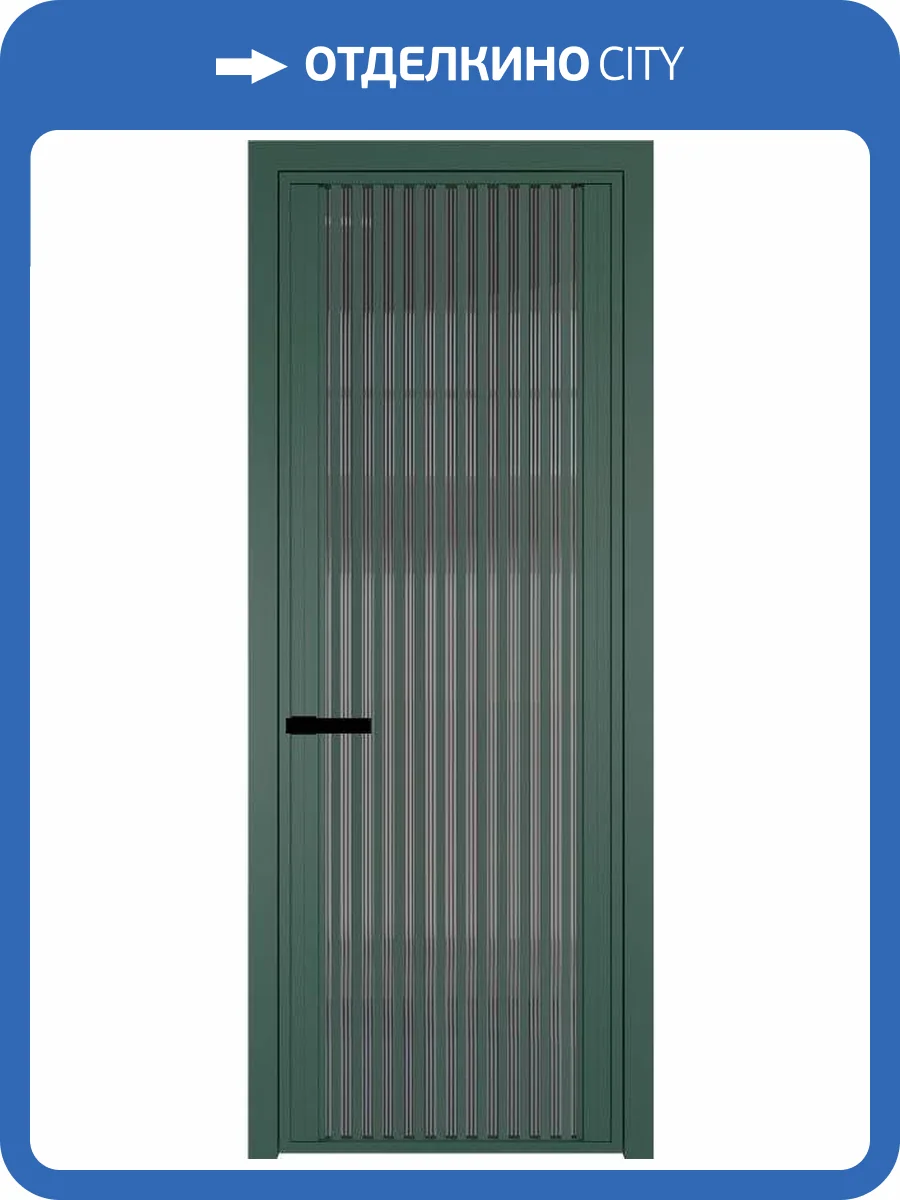 Межкомнатная дверь Profil Doors 3 AGP цвет профиля Зеленый воск, стекло безопасное 6 мм мору тонированное 700x2000 фото 2