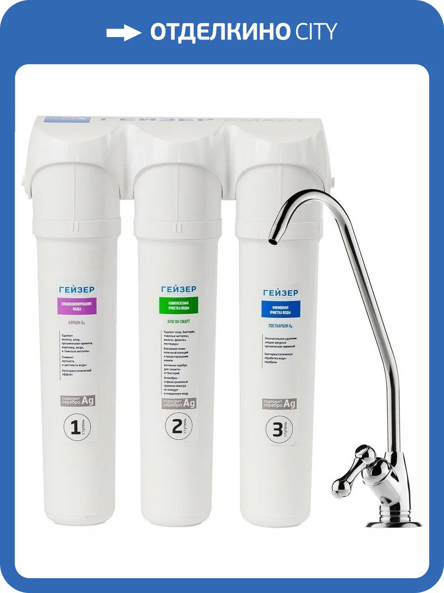 Фильтр Гейзер Смарт 11048 универсальный фото 10