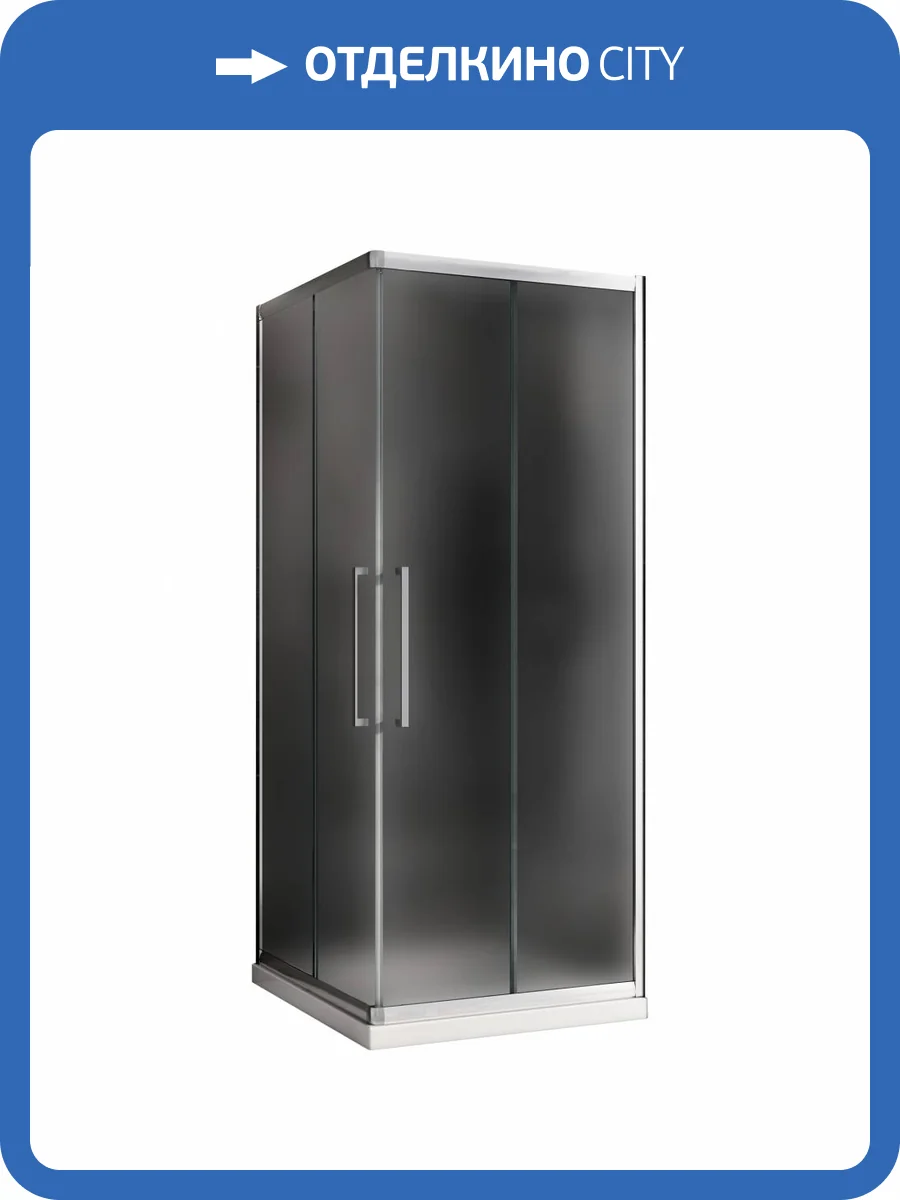 Душевой уголок Abber Schwarzer Diamant AG02100MH Хром фото 6