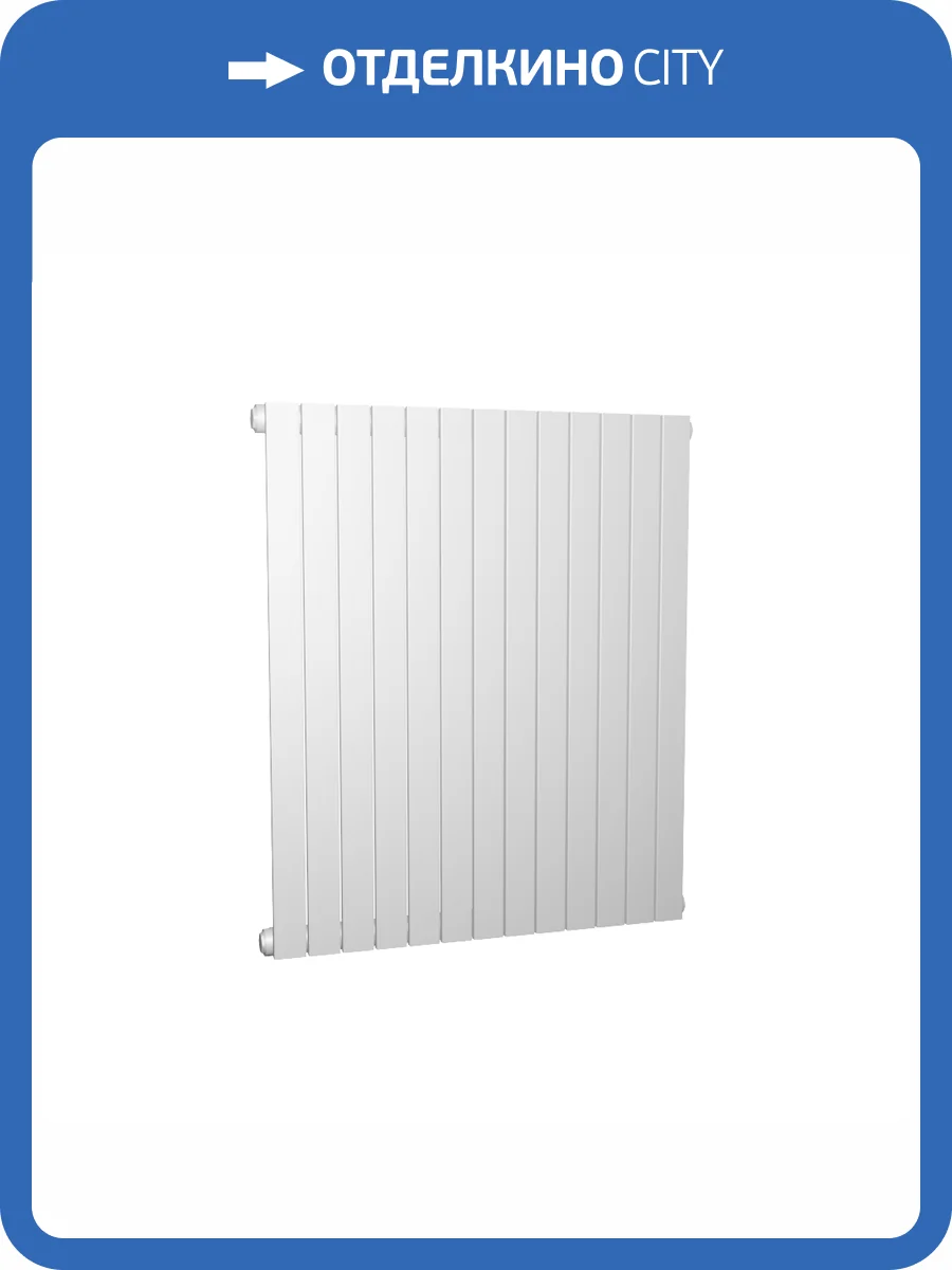 Стальной трубчатый радиатор отопления КЗТО Соло В 1, однотрубный, 1000 8 секций фото 4