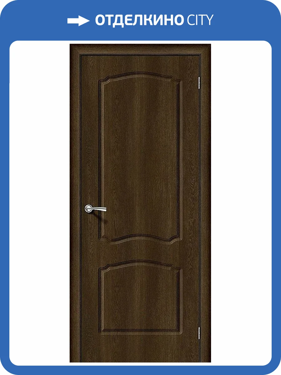 Межкомнатная дверь Bravo 146-0223 Альфа-1 Dark Barnwood 200x60 фото 2