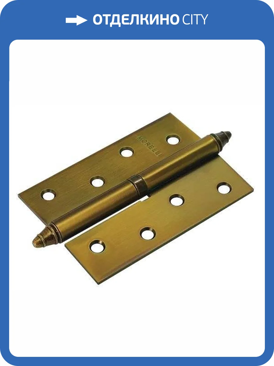 Петля карточная Morelli MSN 100X70X2.5 COF R кофе правая, с подшипником фото 3