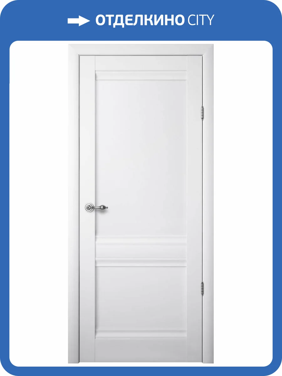 Межкомнатная дверь Albero Рим глухая белый 700x2000 фото 2