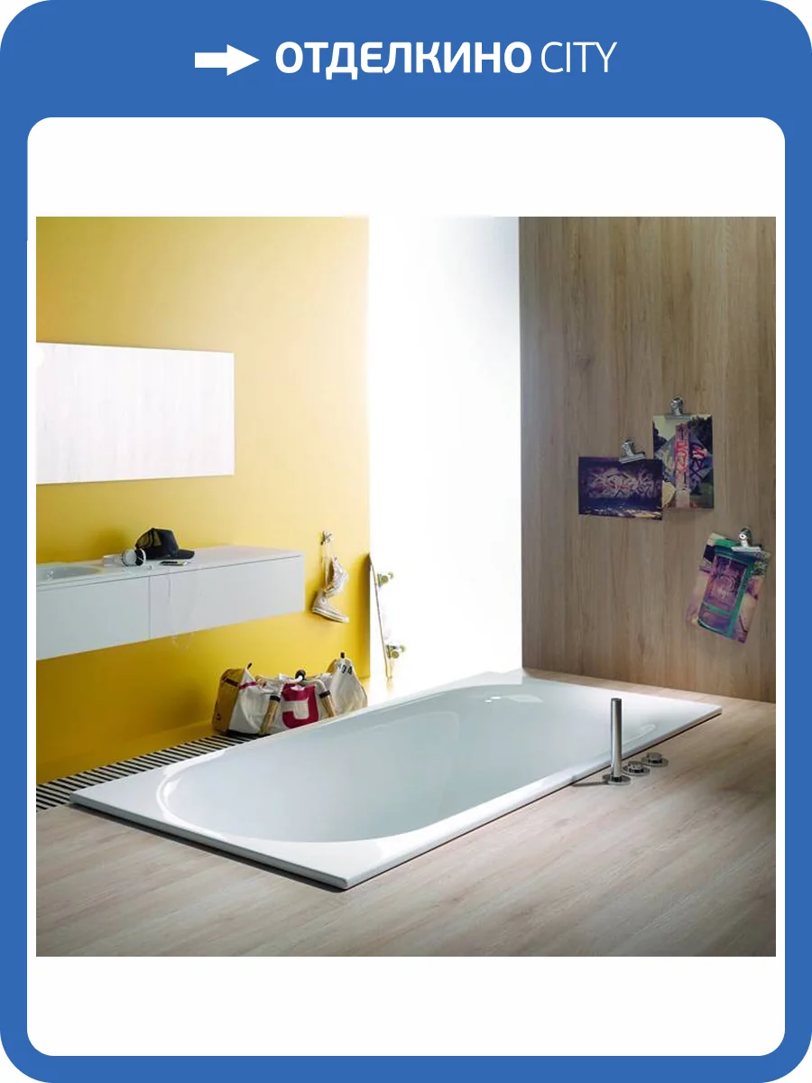 Стальная ванна Bette Comodo 1251-000 PLUS 180x80 с шумоизоляцией фото 3