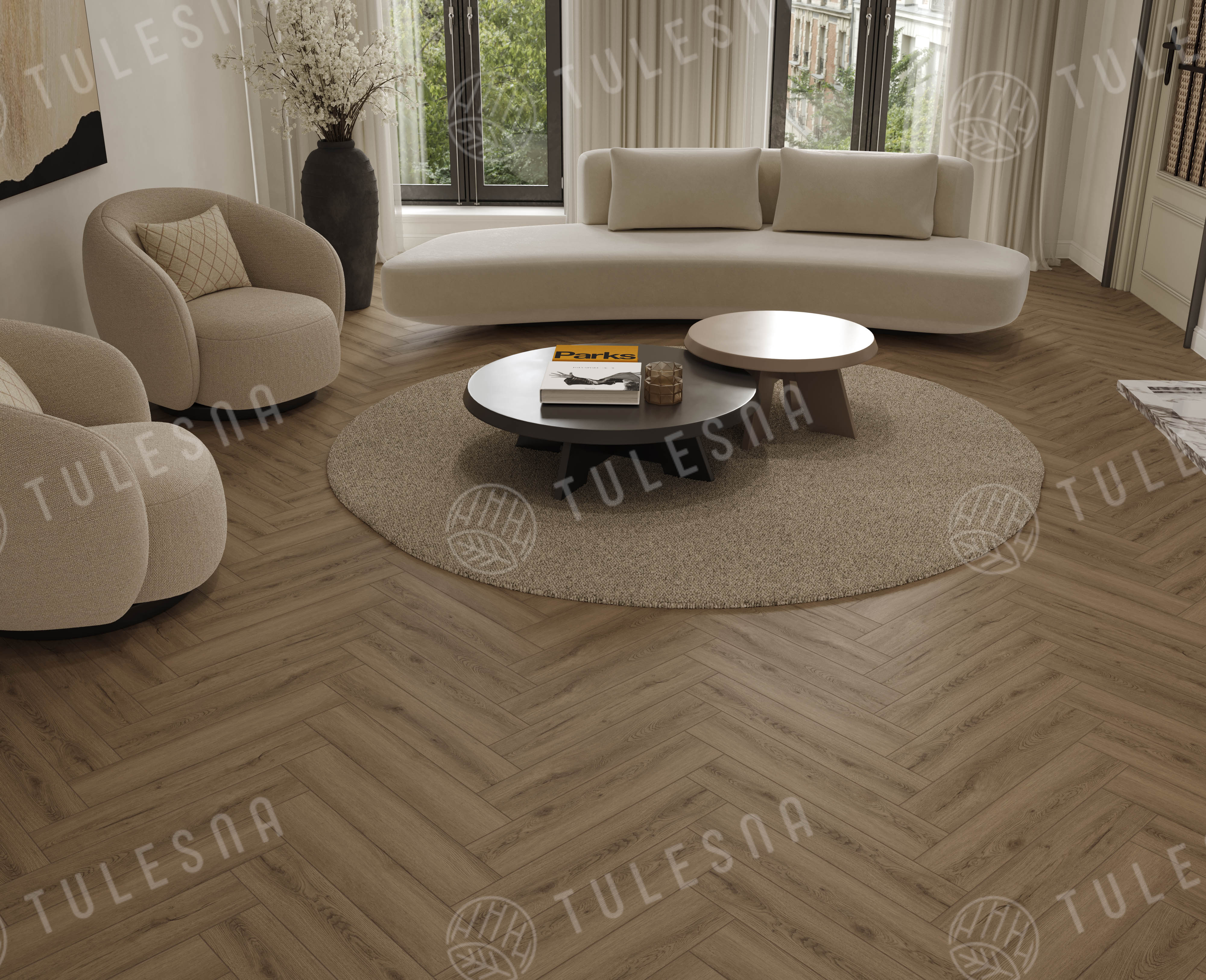 Ламинат Tulesna Селена Паркет (Selene Parquet) 8/33 4V LF503-32 Тикаль 121x605 фото 2