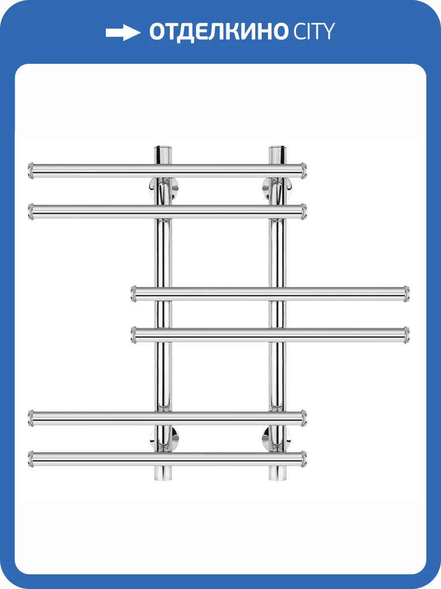 Полотенцесушитель электрический Secado Турин 4603759407418 5 60x20x50, L, хром фото 5