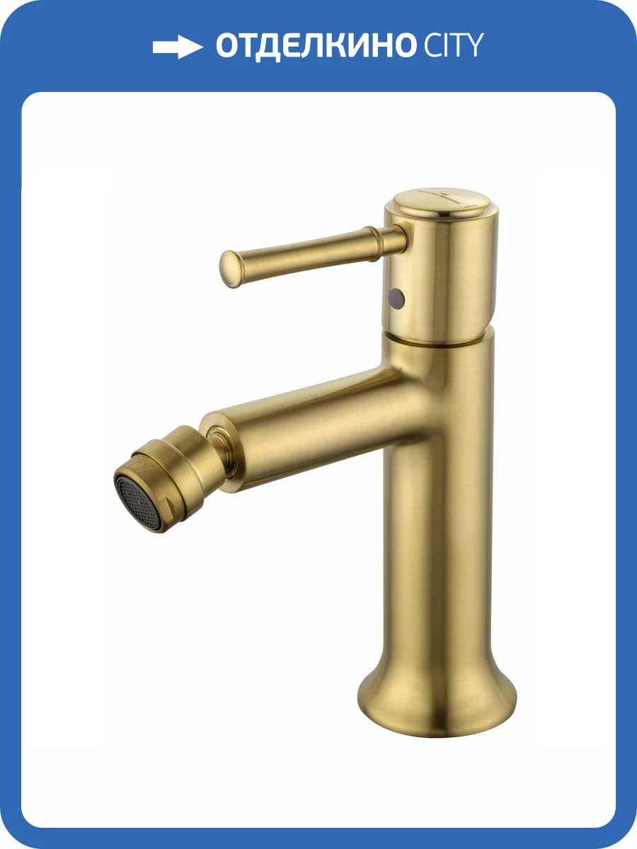Смеситель для биде Wonzon & Woghand WW-88016073-BG брашированное золото фото 7