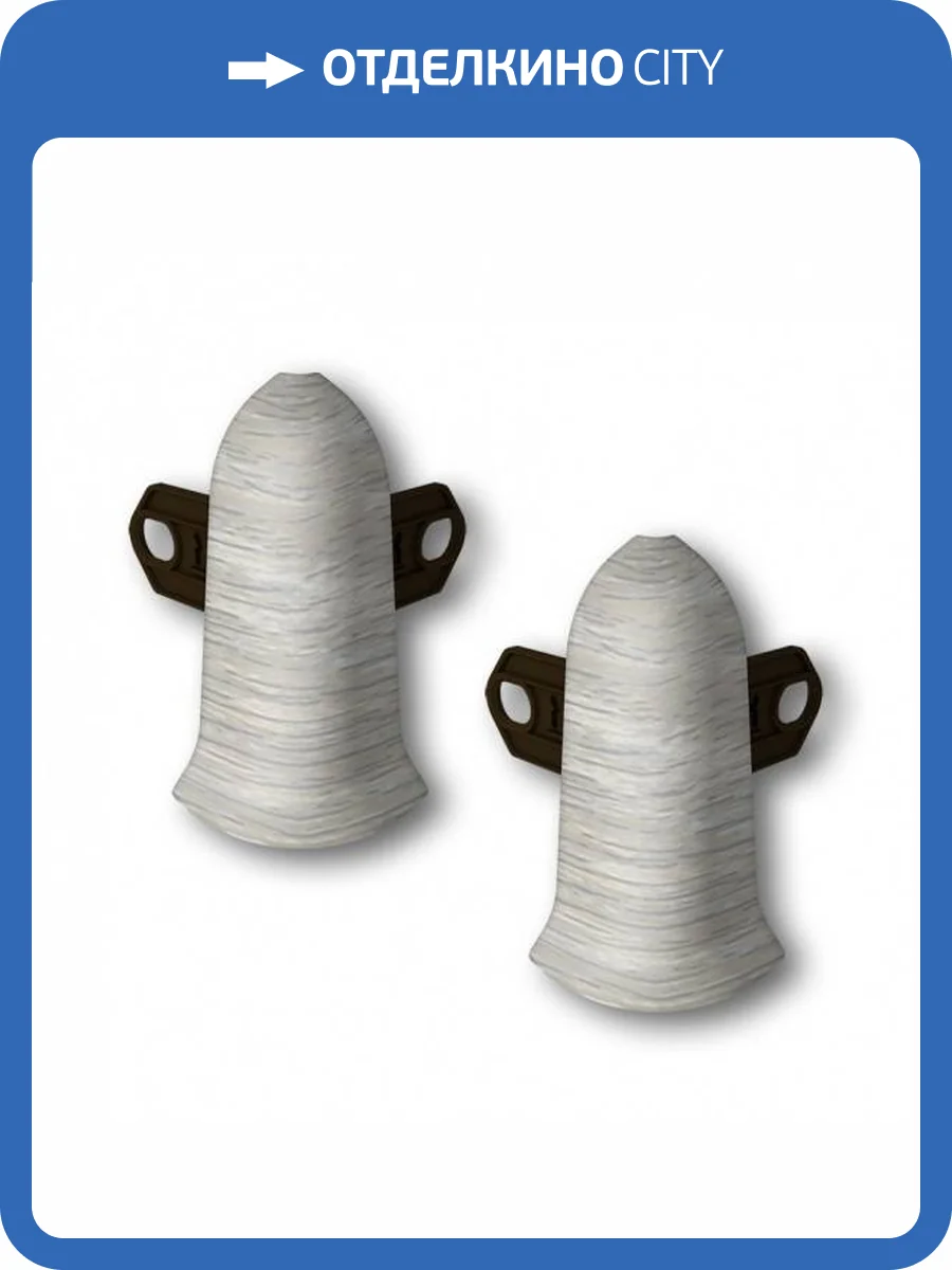 Наружный (внешний) угол Ideal Классик 70 253 Ясень Серый фото 3