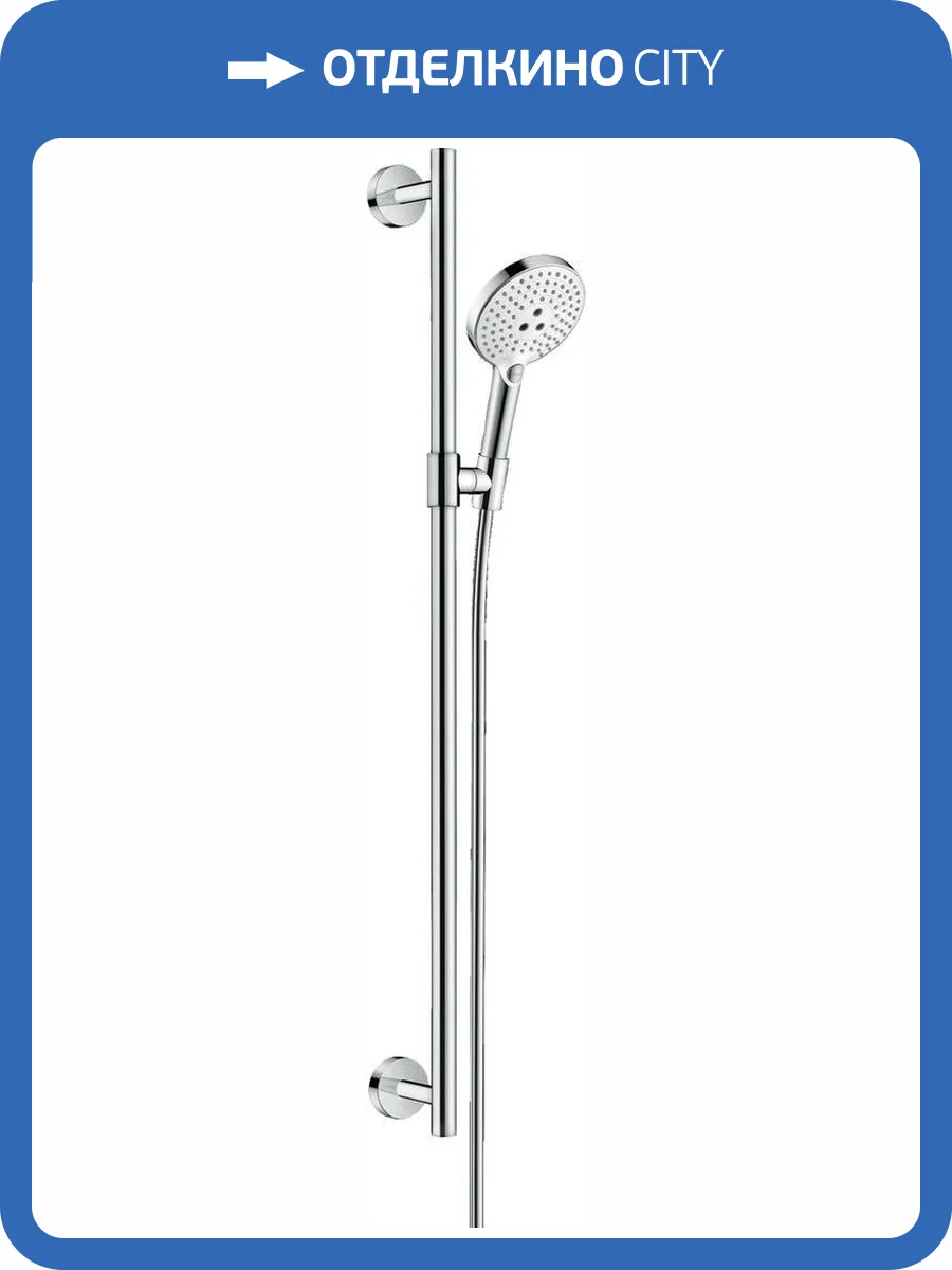 Душевой гарнитур Hansgrohe Raindance 26322400 Select S, белый, хром фото 5