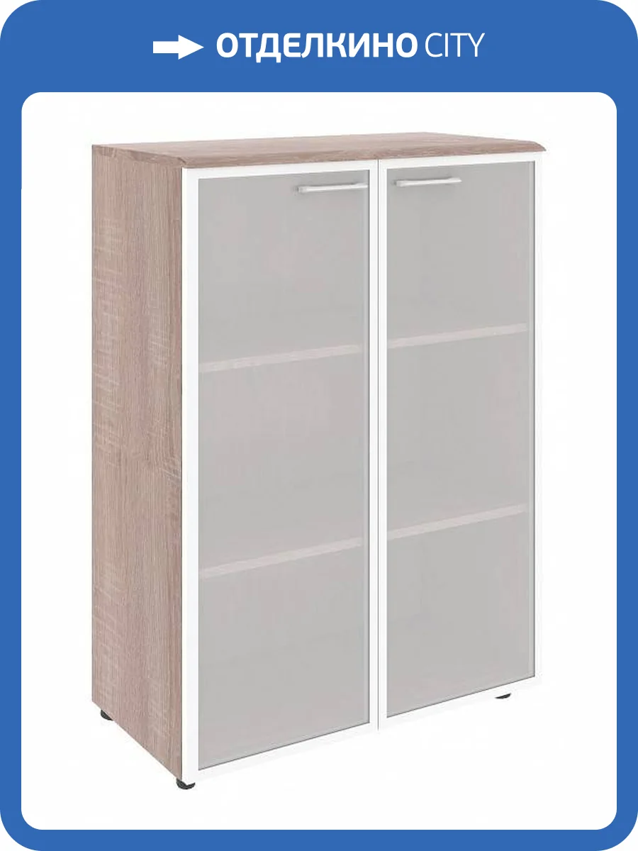 Тумба-витрина Skyland Wave 00-07021290, 7021290 Дуб Сонома фото 2