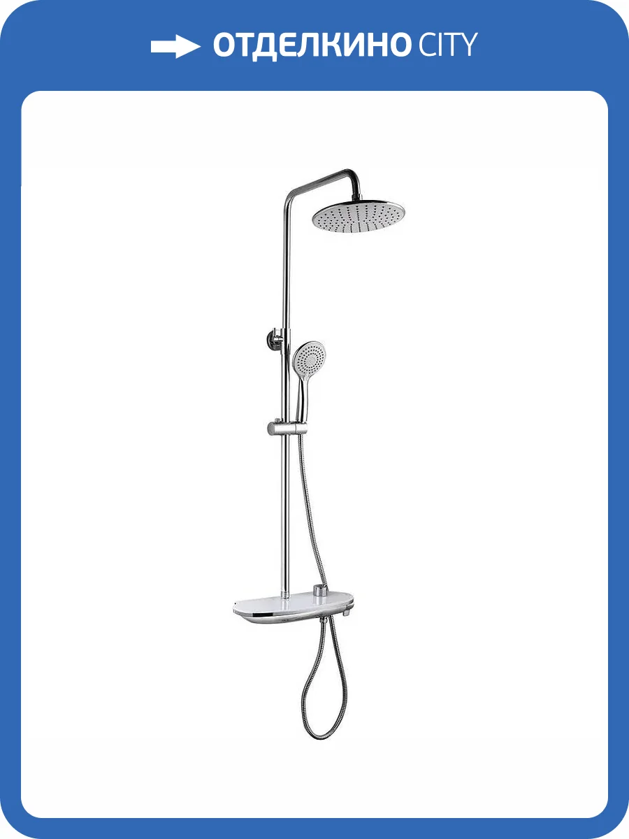 Душевая стойка beWash BV0MMSS6617 хром, со смесителем фото 6