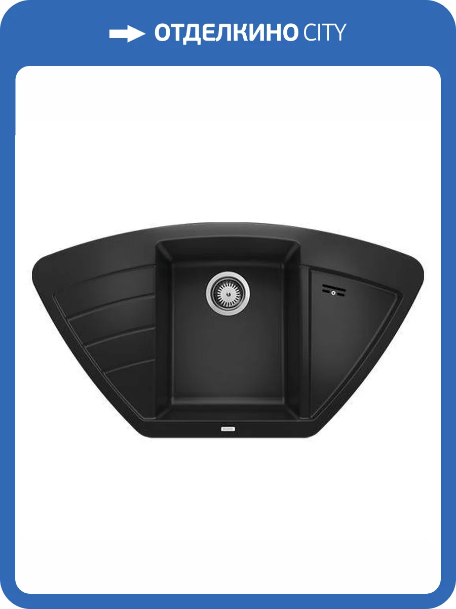 Мойка кухонная Blanco Zia 9 E 526031 черный фото 5
