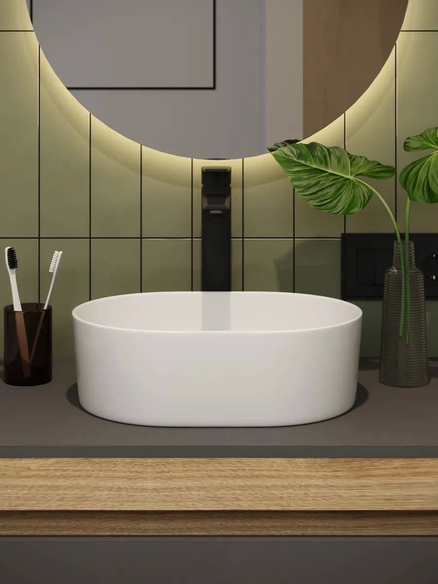 Смеситель для раковины Watersense Lana W00346 черный матовый фото 6