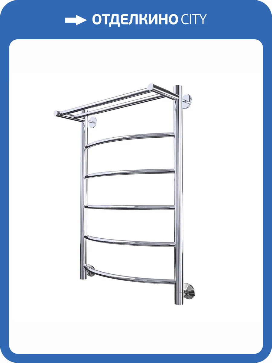 Полотенцесушитель Тругор Приоритет НП 1 П 80*50 (ЛЦ2) фото 4
