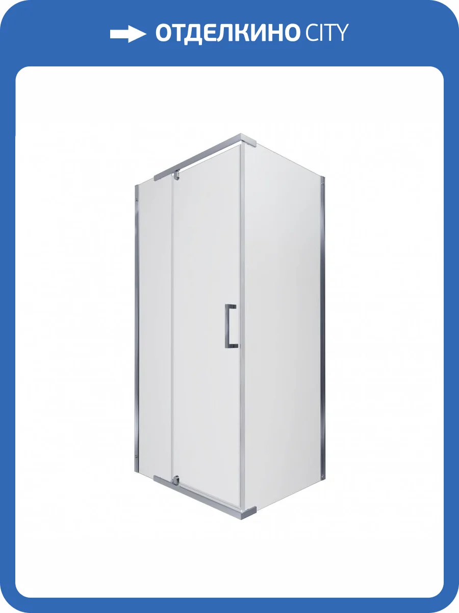 Душевой уголок Triton Терра Щ0000072197 профиль хром, стекло прозрачное, 120x90 фото 5