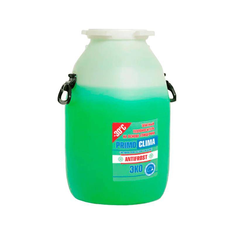 Теплоноситель Primoclima Antifrost (Глицерин) -30C ECO 50 кг, зеленый