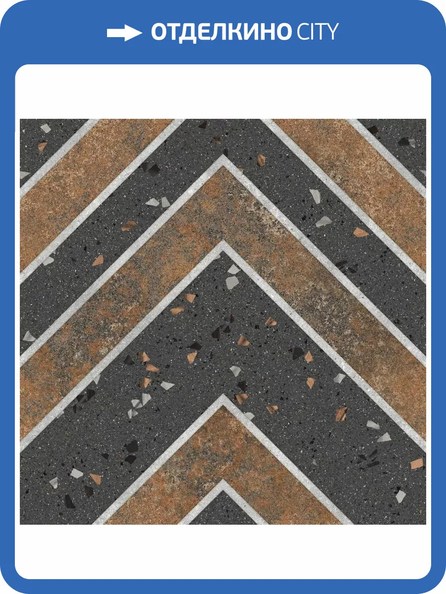 Керамогранит Gresant Artstone Infinia Collection Arc Orsa Cobalt Matt 40x40 фото 12