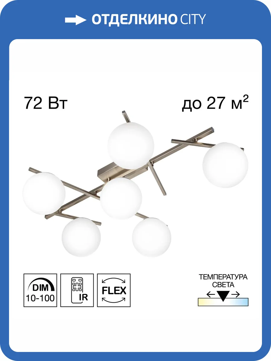 Люстра поворотная Citilux Dorsy CL223161 фото 13