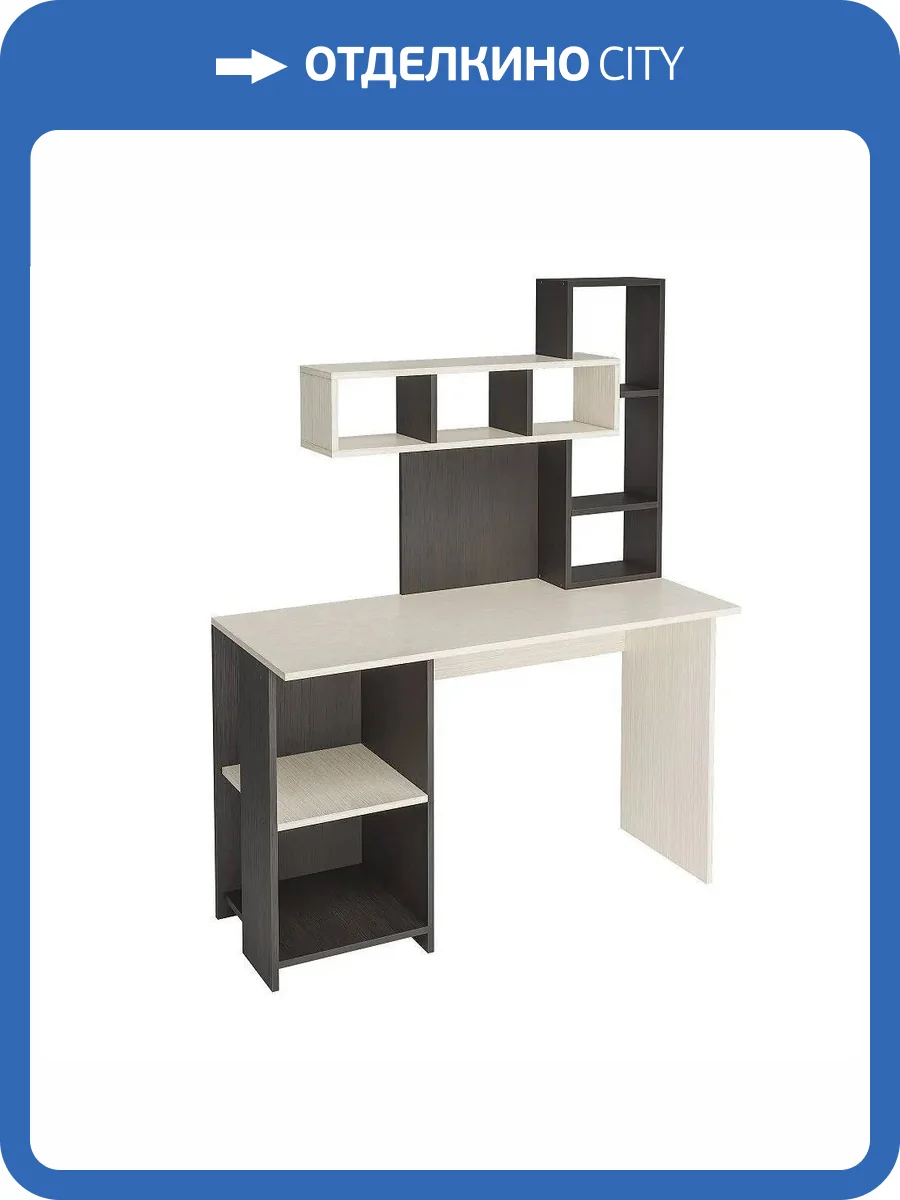 Стол компьютерный Интерьер-Центр Олимп 00-00137433 венге/дуб белфорд фото 4