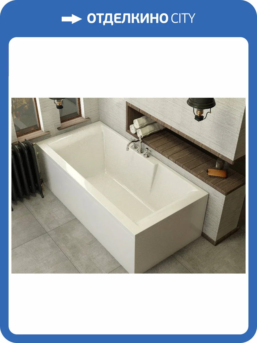 Акриловая ванна Vayer Casoli 180x80 фото 8