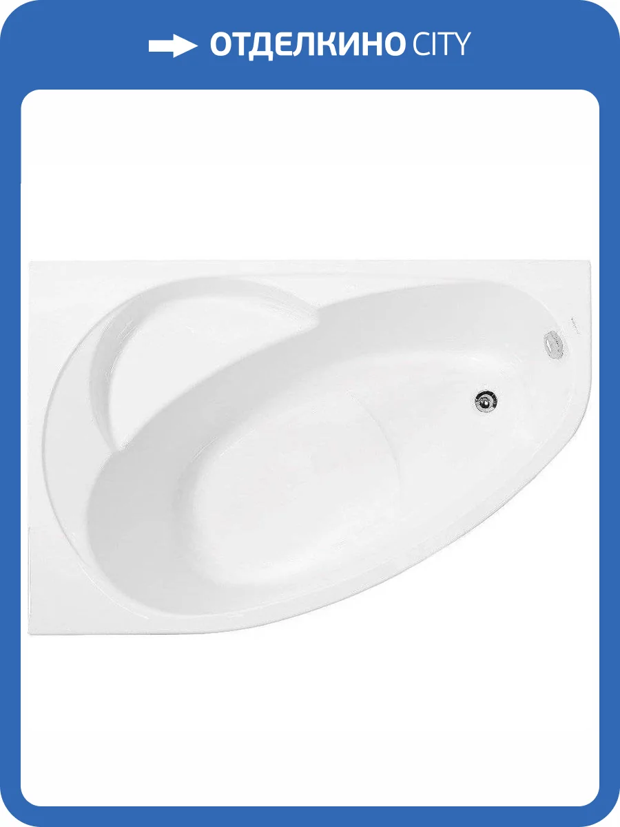 Акриловая ванна Vagnerplast Flora 150x100 левая, ультра-белая фото 10