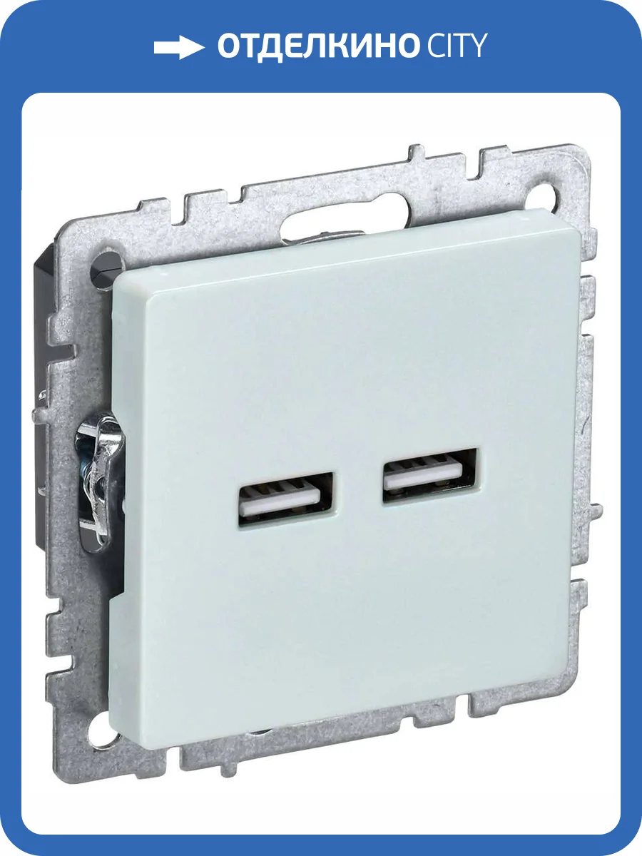 Розетка USB type A+A IEK Brite BR-U21-D31-K36 жемчуг фото 9