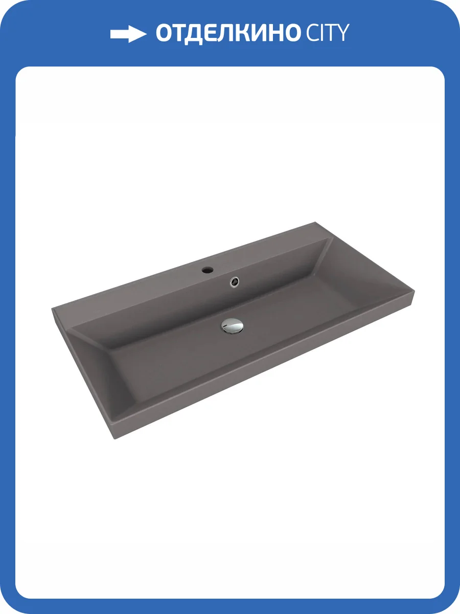 Раковина Florentina Астория 10.170.00900.307 90 см, серый шелк фото 3