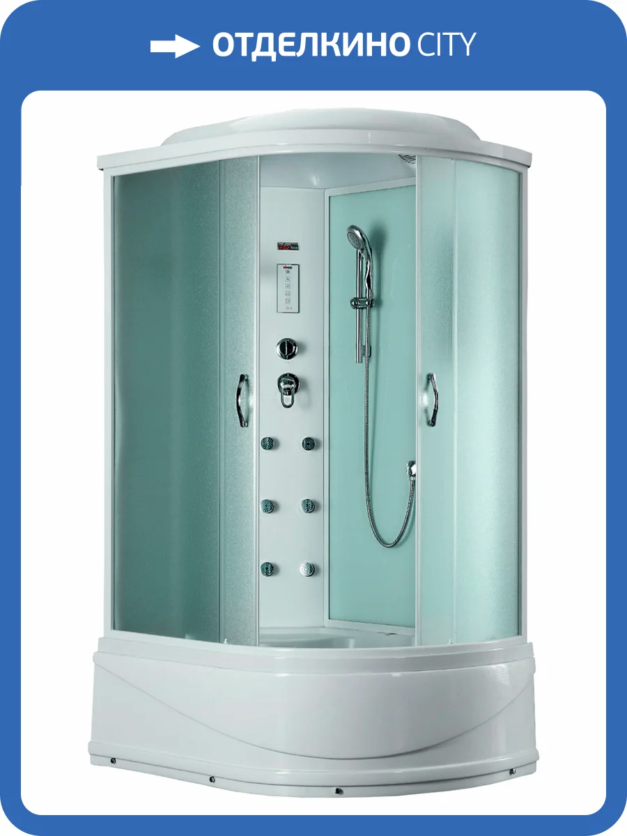 Душевая кабина Timo Eco TE-0720 L с высоким поддоном, с сиденьем фото 4