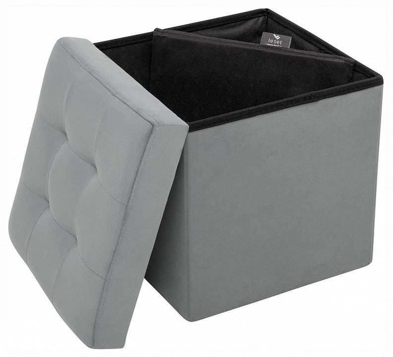 Пуф-сундук Leset Плуто 4687205418159 Серый Velutto 12 фото 5