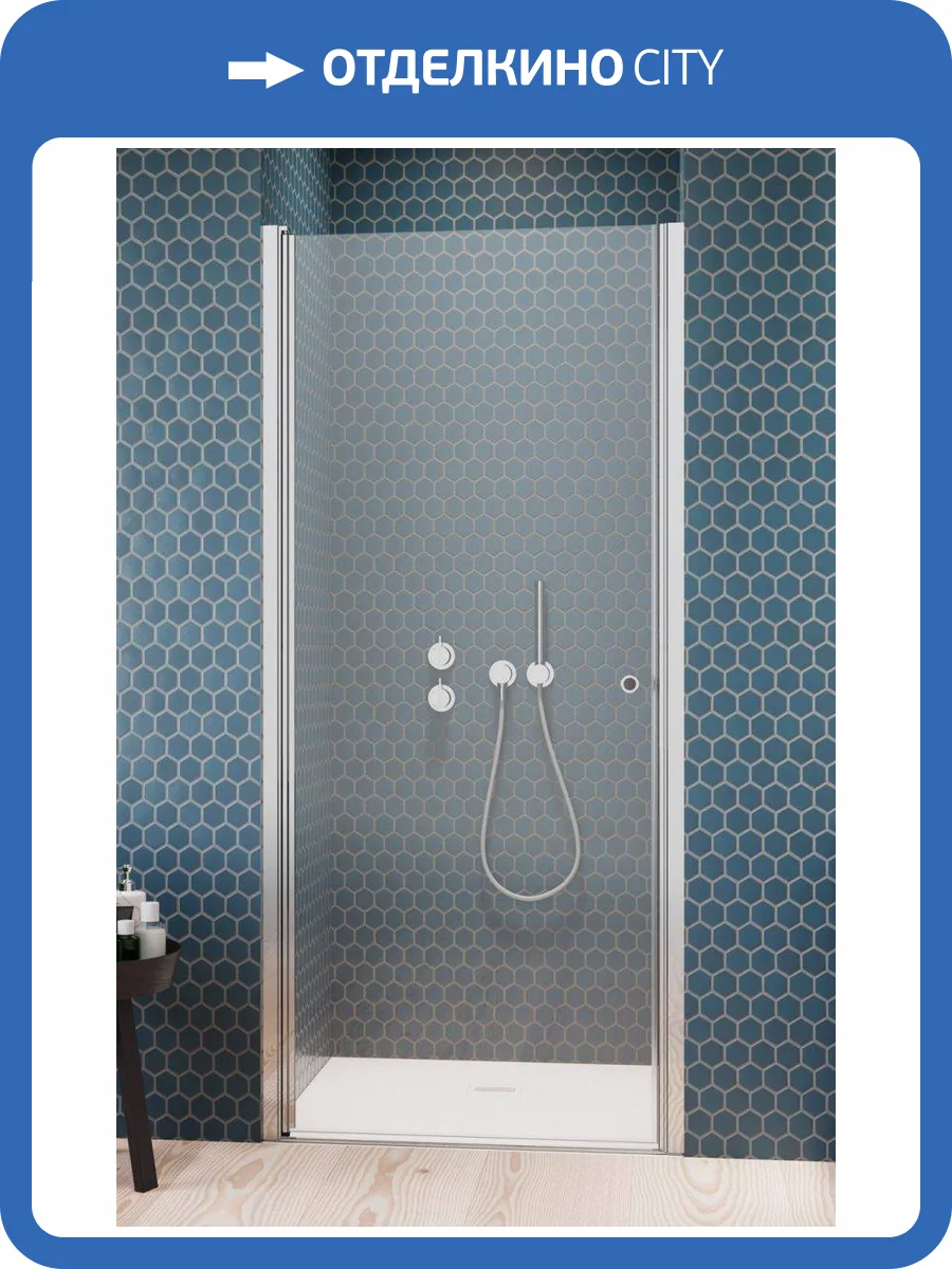 Душевая дверь Radaway Eos DWJ 100 137923-01-01L Хром, Прозрачное 100x197 фото 2