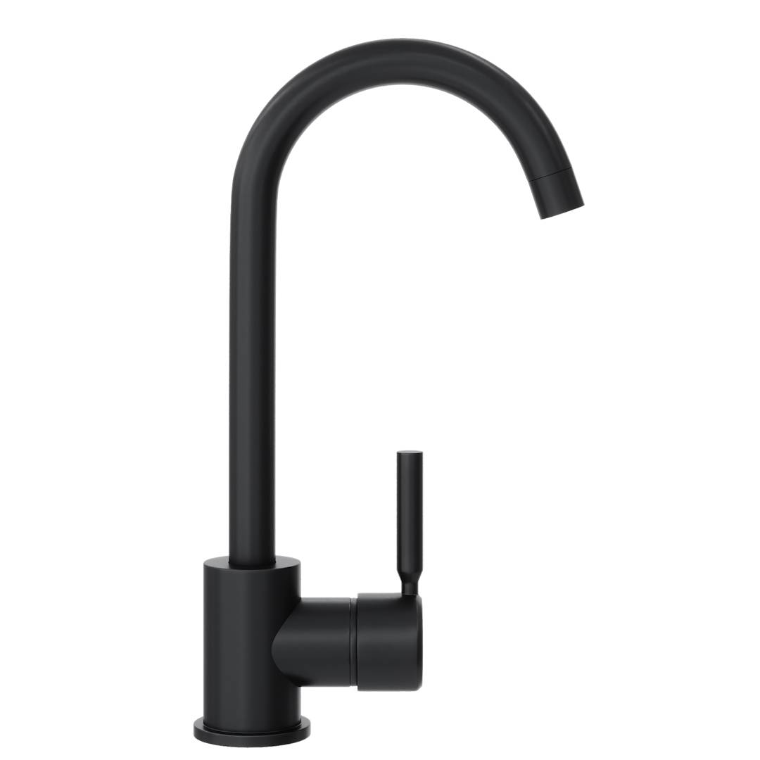 Смеситель для кухни Watersense Camila W00361 черный матовый фото 2