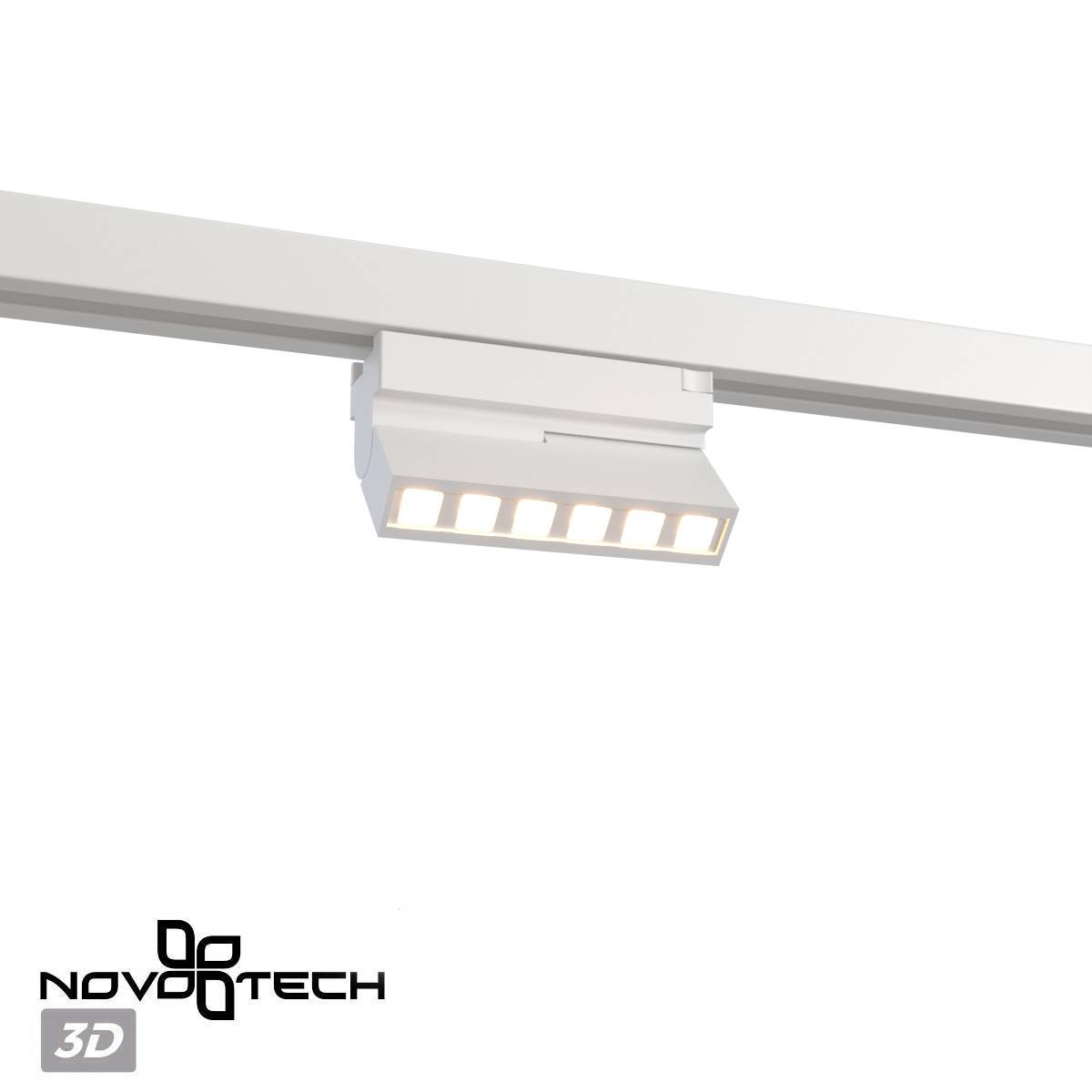 Трековый линейный светодиодный светильник Novotech EOS 359744 фото 9