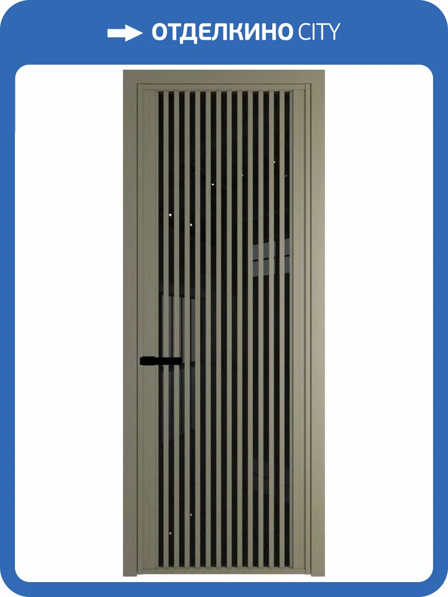 Межкомнатная дверь Profil Doors 3 AGP цвет профиля Шампань, стекло безопасное 6 мм черный триплекс 800x2000 фото 2