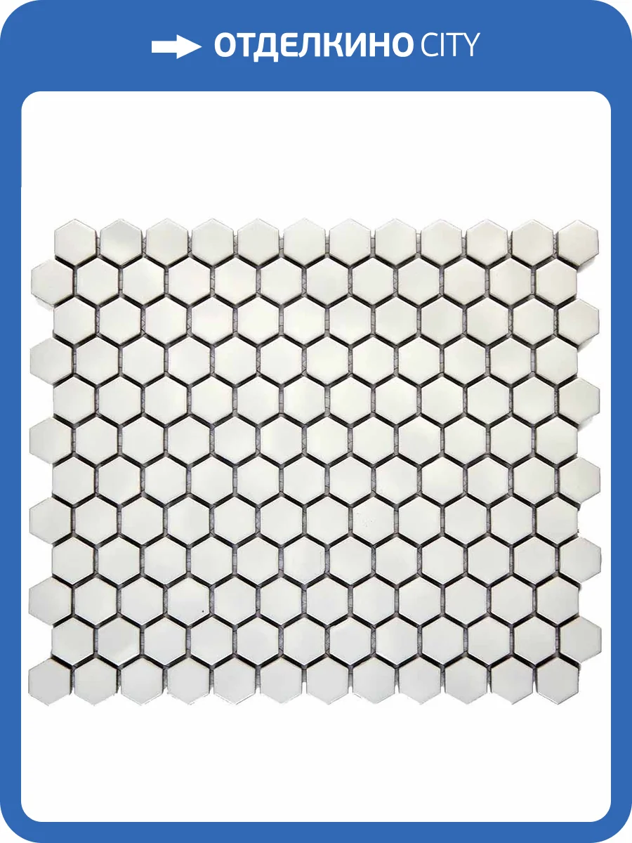 Мозаика Pixel Mosaic Керамическая мозаика PIX608 (2.3x2.6) 26.5x31.2 фото 2