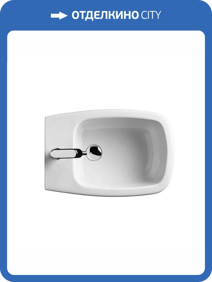 Биде подвесное Axa White Jam 3312801 белое глянцевое фото 5