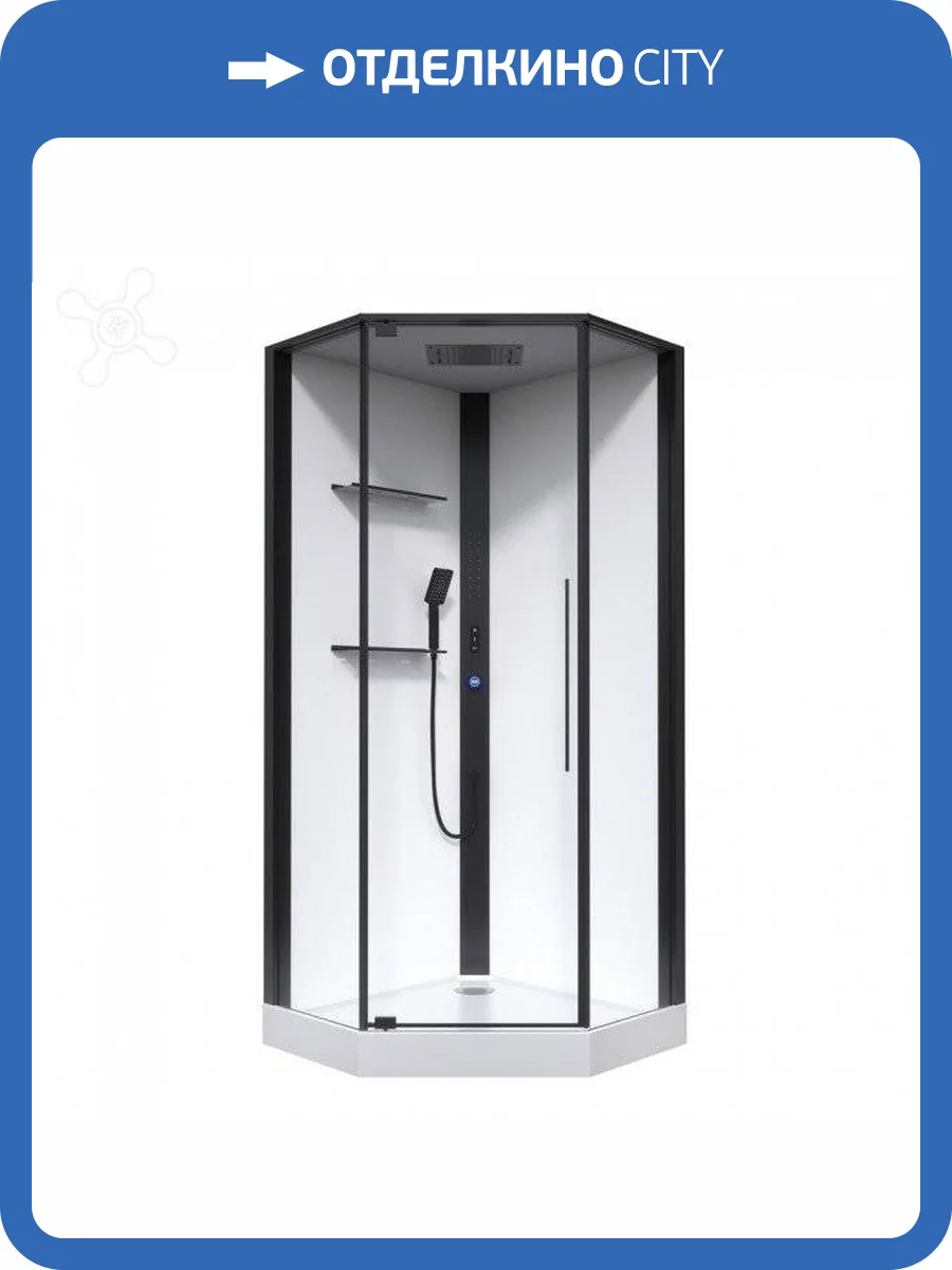 Душевая кабина Black&White Galaxy G 8035 8035000 90x90 с низким поддоном фото 10