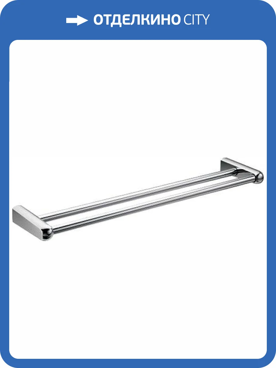 Полотенцедержатель Wasserkraft Berkel K-6840 двойной фото 5